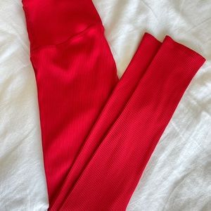 Carbon38 Red Leggings